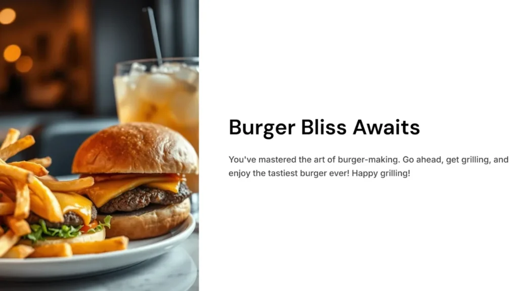 Perfect Burger Perfect Burger