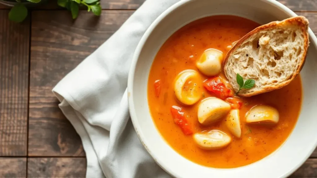 Tomato Tortellini Soup