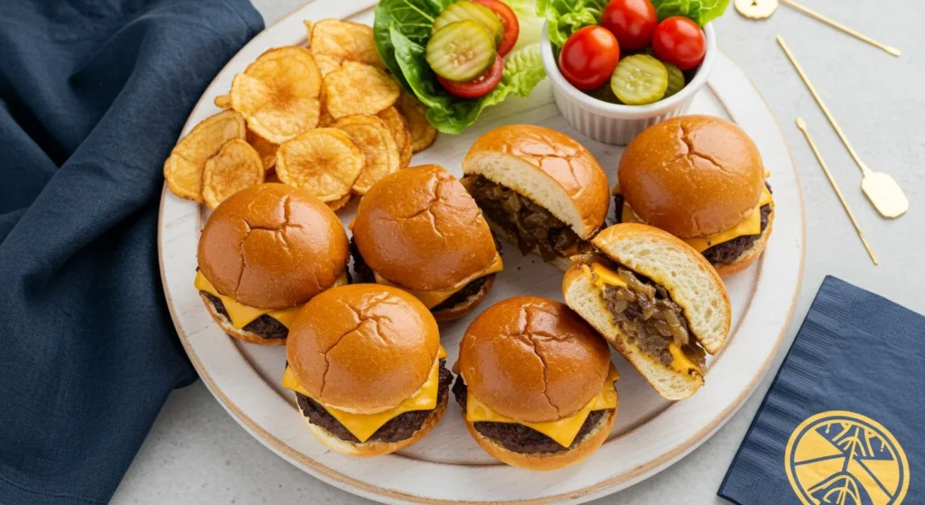 Denver Nuggets cheesy sliders