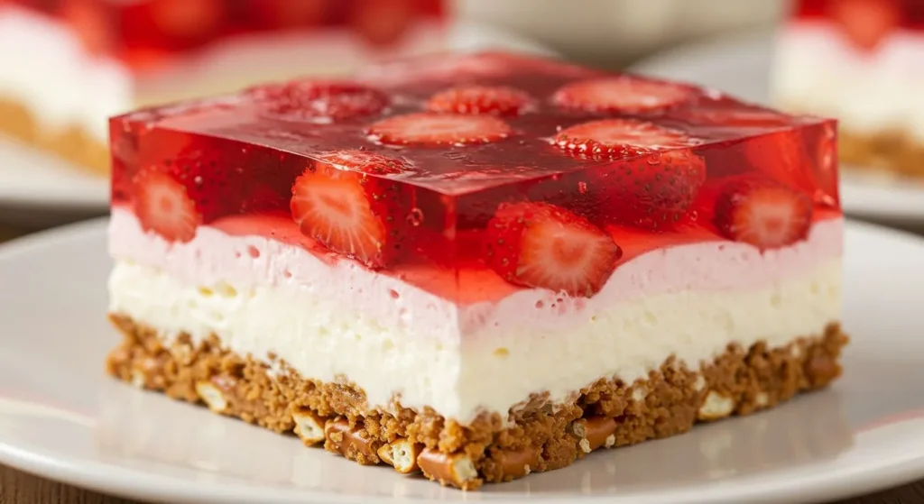 Strawberry Pretzel Jello Salad Recipe: A Sweet and Salty Masterpiece