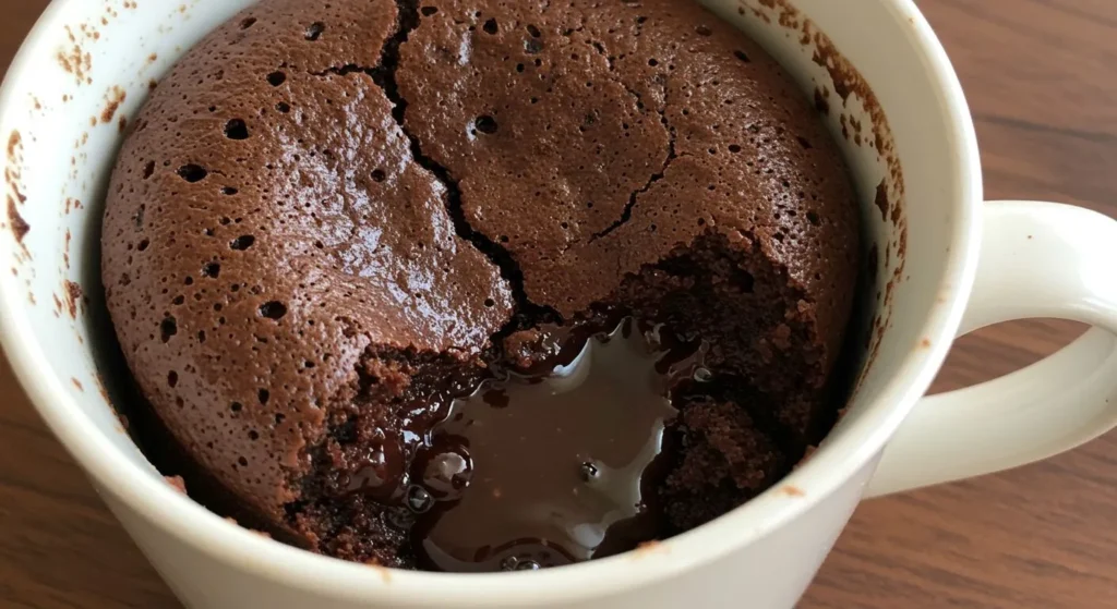 Molten Chocolate Mug Cake