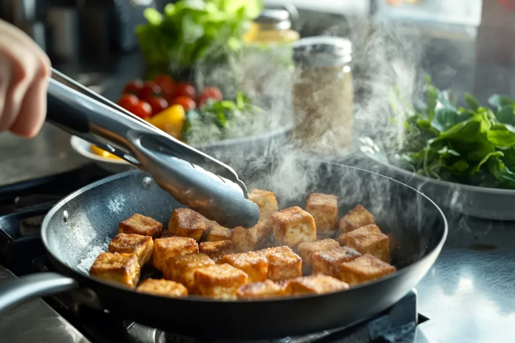 Crispy Tofu Salad