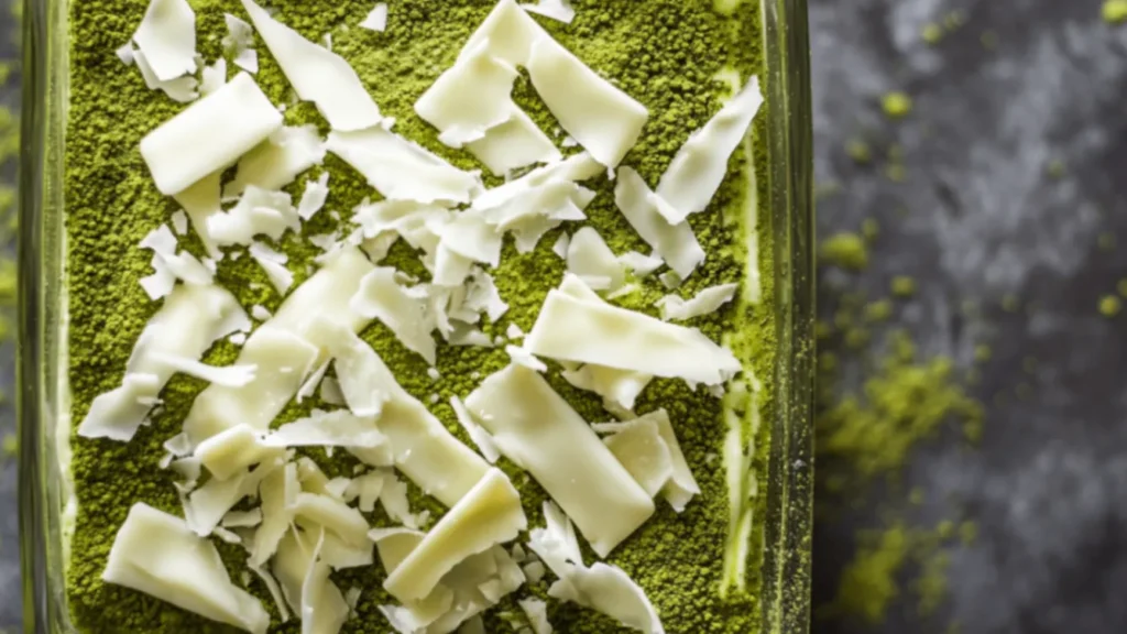 Matcha Tiramisu with No Eggs