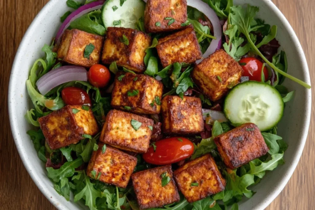 Crispy Tofu Salad