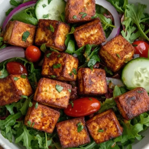 Crispy Tofu Salad