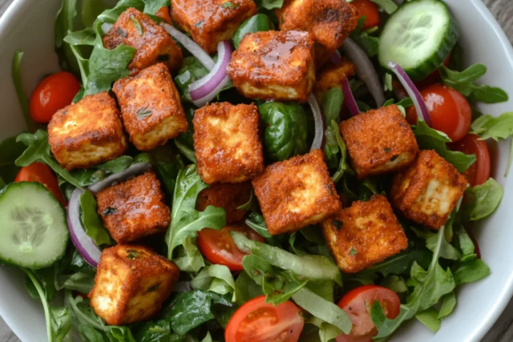 Crispy Tofu Salad