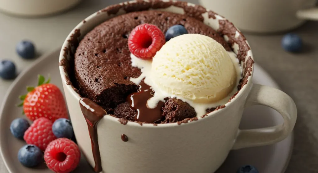 Molten Chocolate Mug Cake