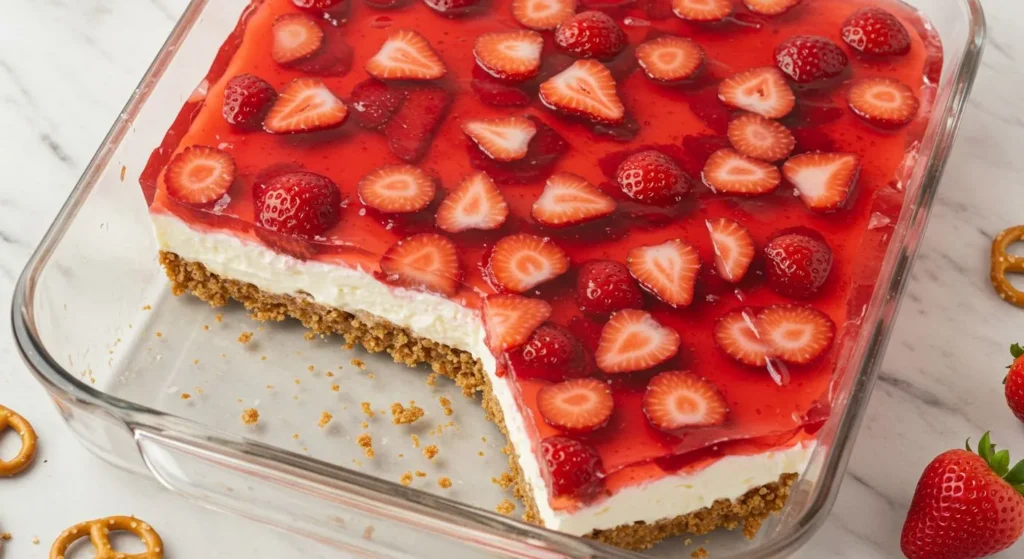 Strawberry Pretzel Jello Salad Recipe: A Sweet and Salty Masterpiece