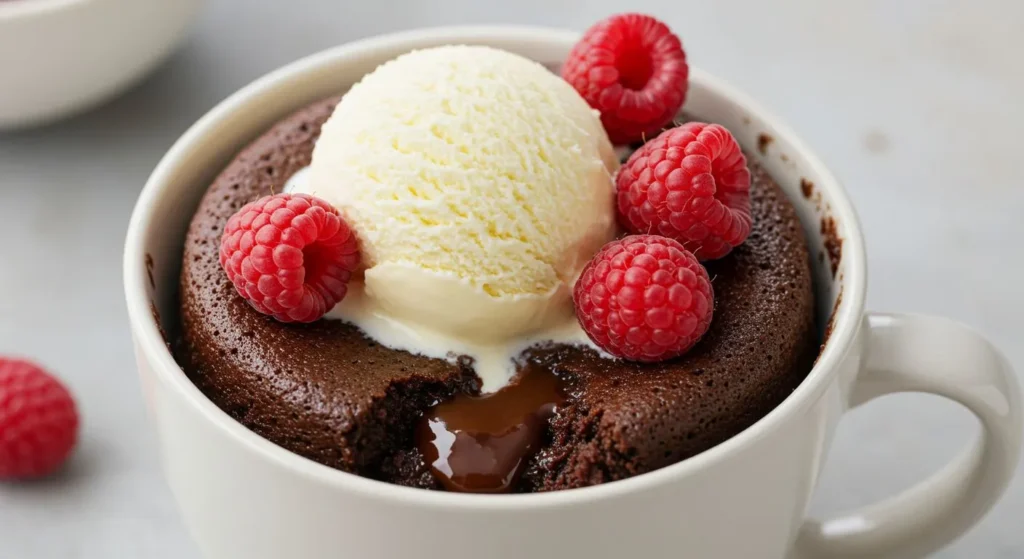 Molten Chocolate Mug Cake