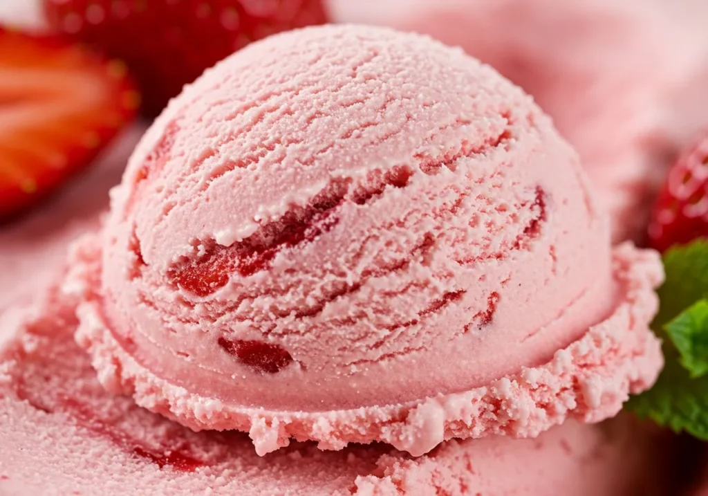 Best Homemade Strawberry Ice Cream