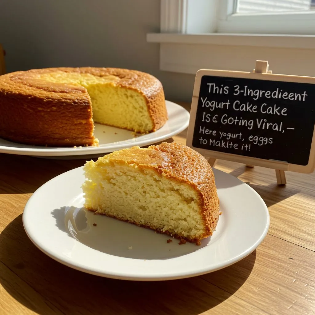 This 3-Ingredient Yogurt Cake Is Going Viral – Here’s How to Make It!