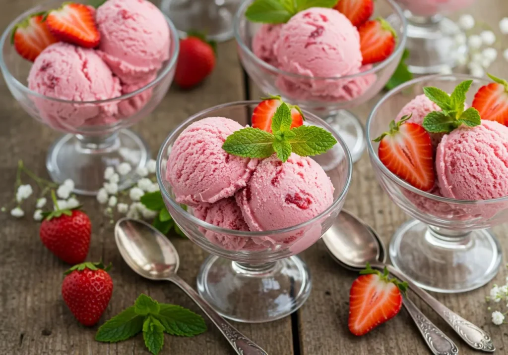 Best Homemade Strawberry Ice Cream