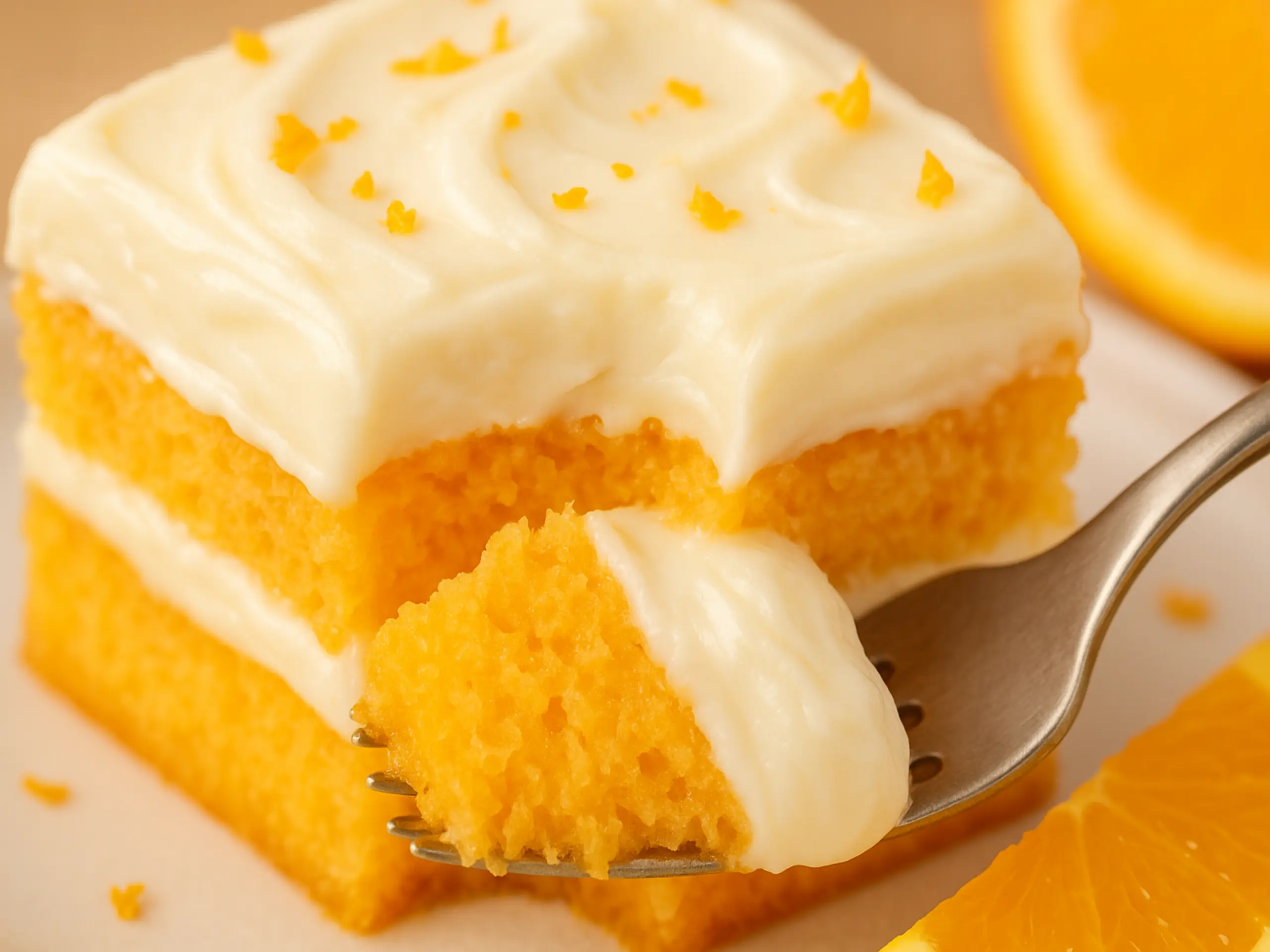 Orange Creamsicle Cake