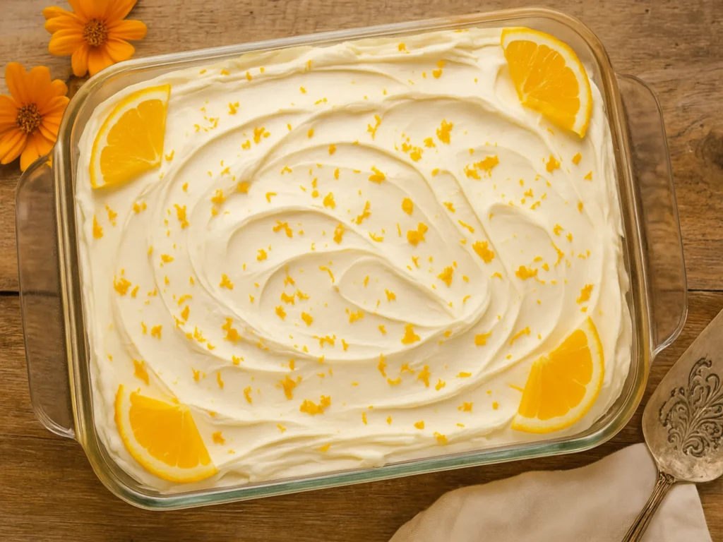 Orange Creamsicle Cake