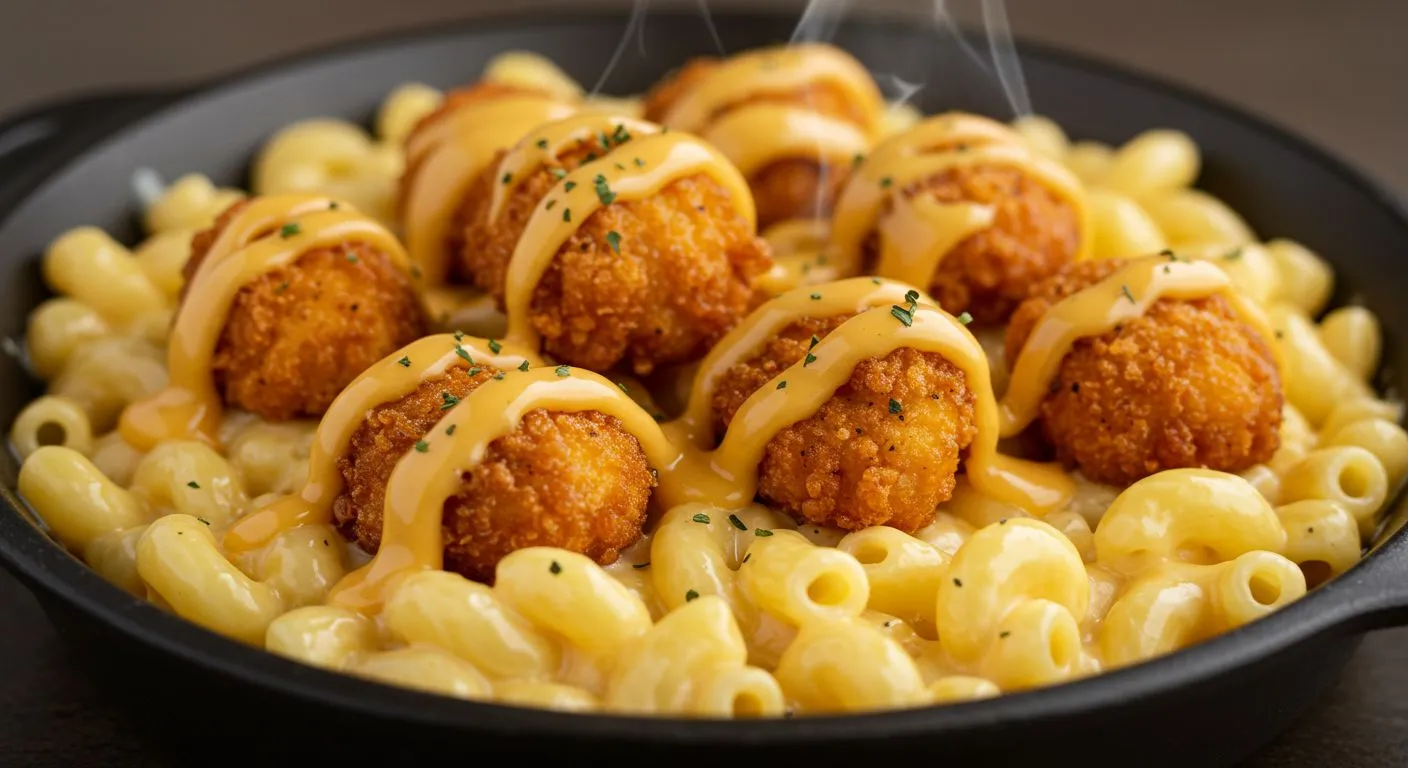 Creamy Honey Pepper Chicken Mac and Cheese Delight