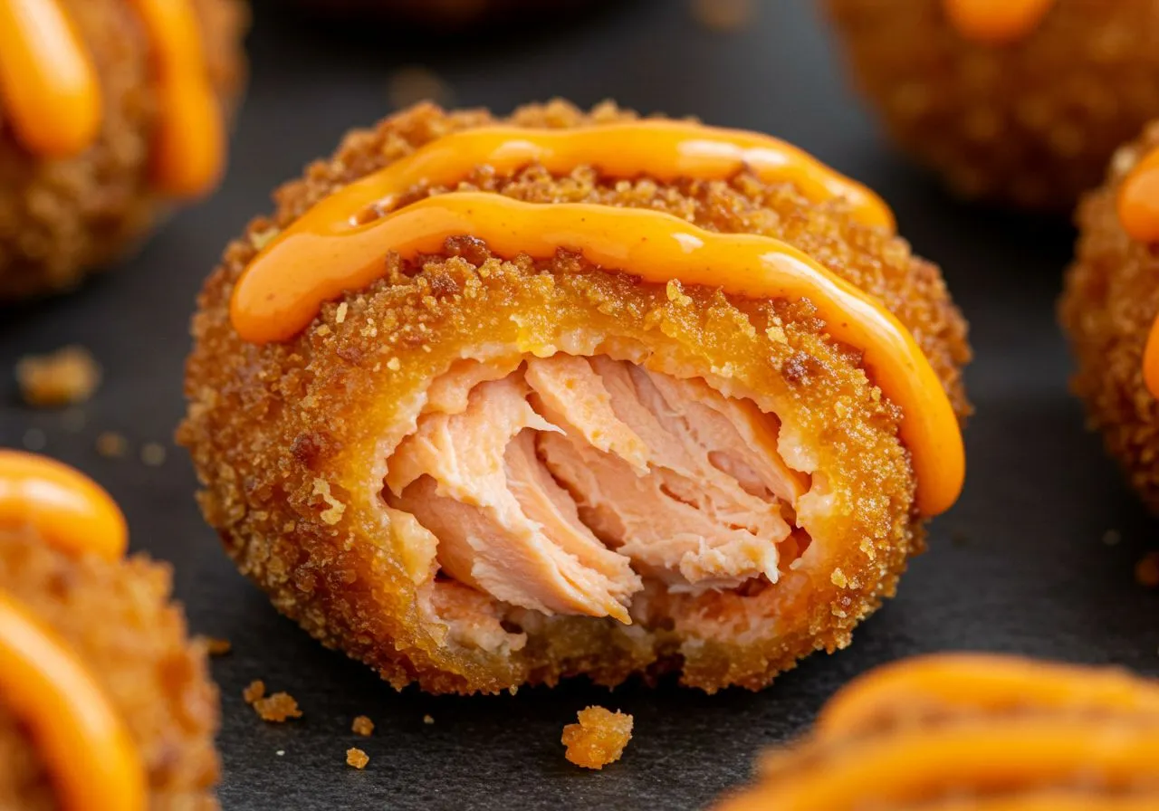 Crispy Bang Bang Salmon Bites