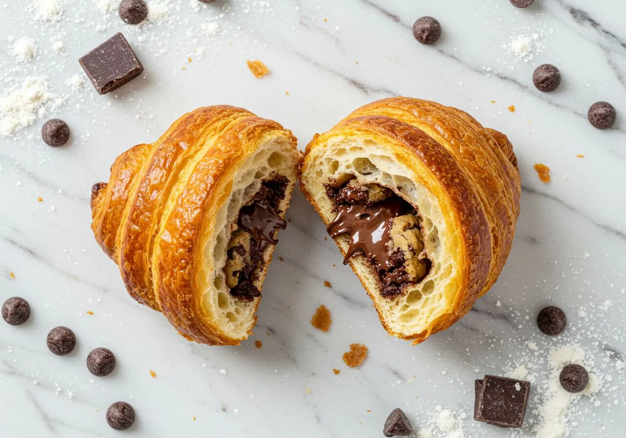 Crookie - Cookie Stuffed Croissant