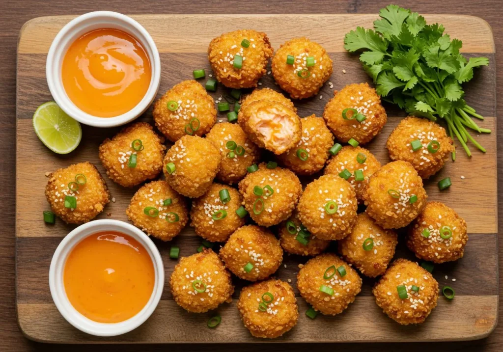 Crispy Bang Bang Salmon Bites